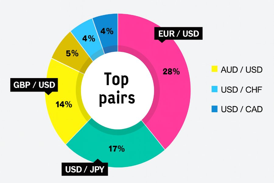 جدول نقدترین جفتارزها در بازار فارکس