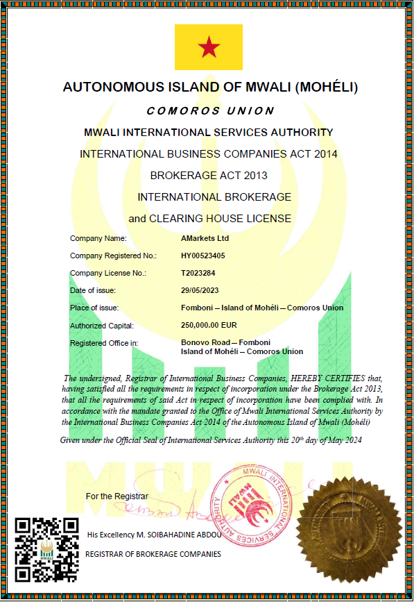  رگوله آفشور از جزایر MWALI (Comoros)