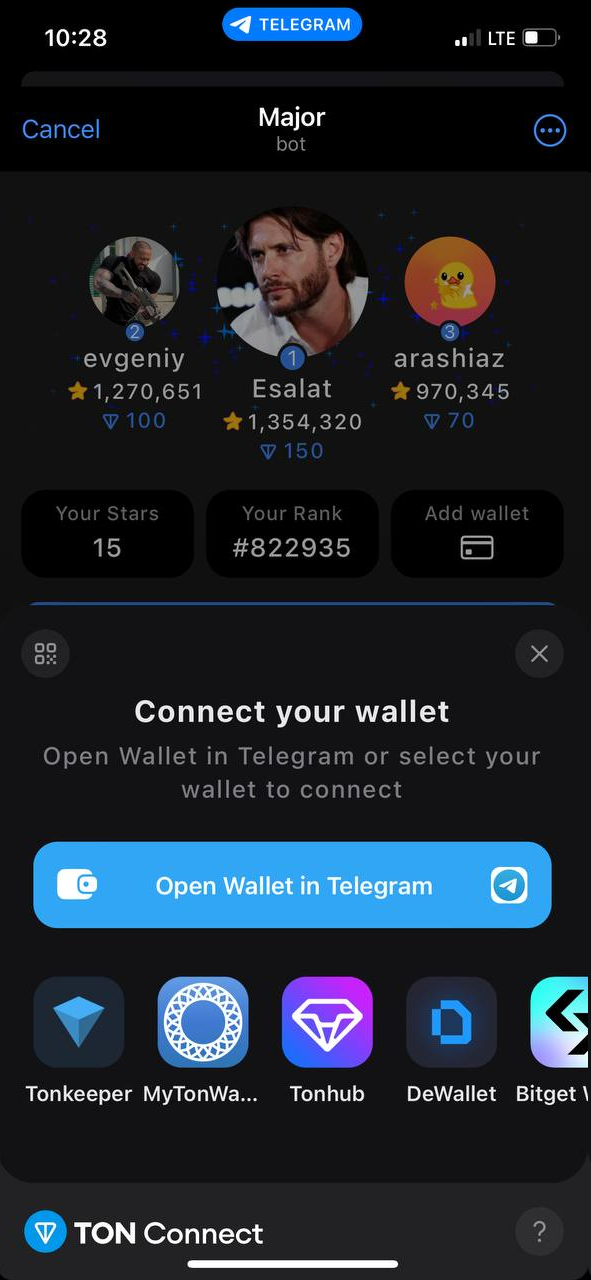 بخش add wallet